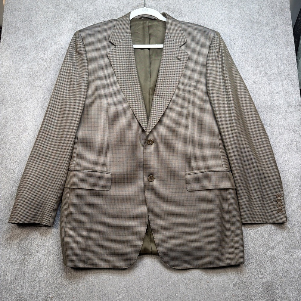 Canali Blazer 40R Silk Wool Brown Sport Coat Made in Italy - Picture 2 of 11
